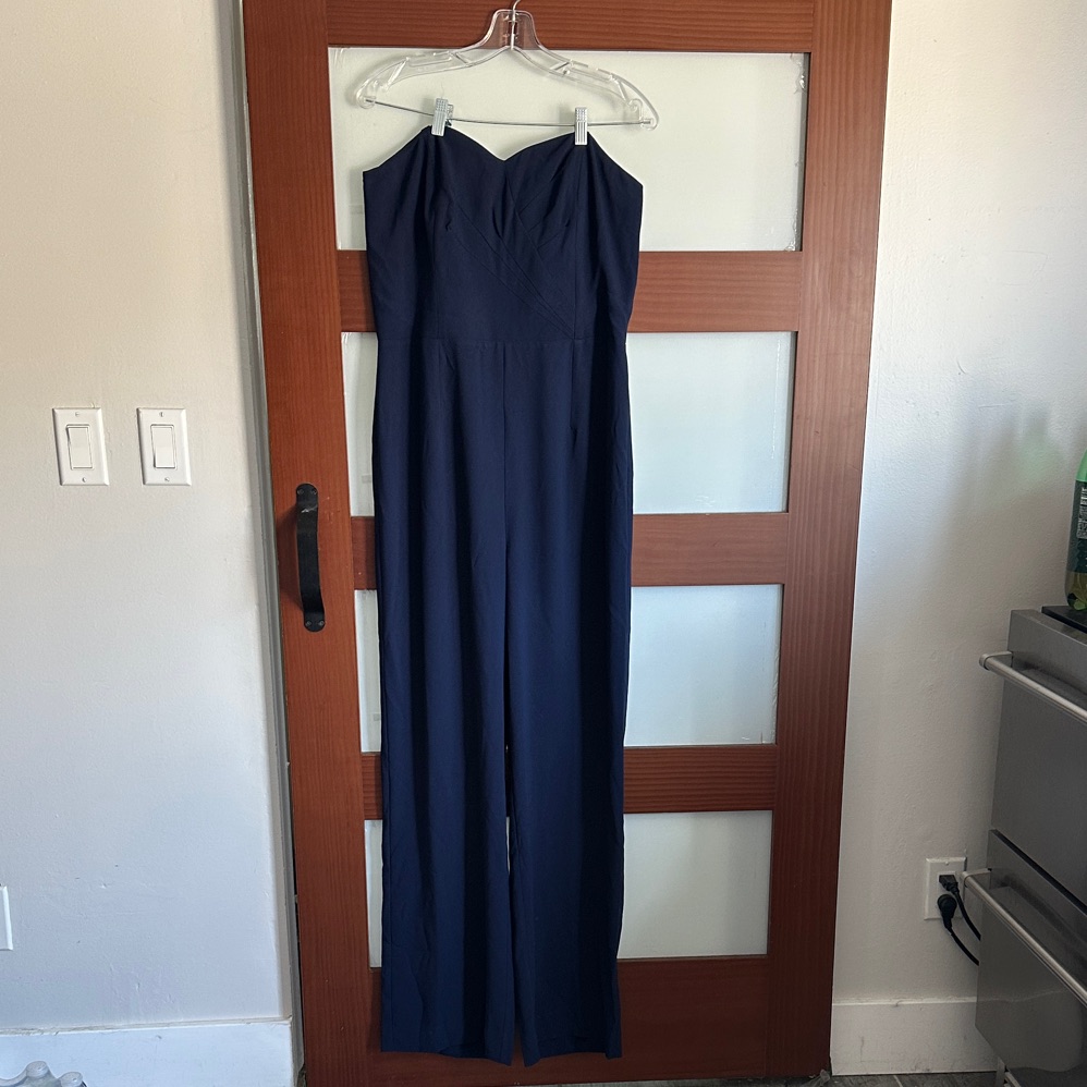 Lilly Pulitzer Strapless Navy Jumpsuit